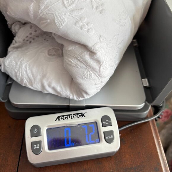 Express Womens Romper Large White Floral Embroidered Lined Coquette Boho 18382 - Picture 11 of 11